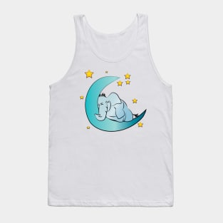 Sleepy Elephant Tank Top